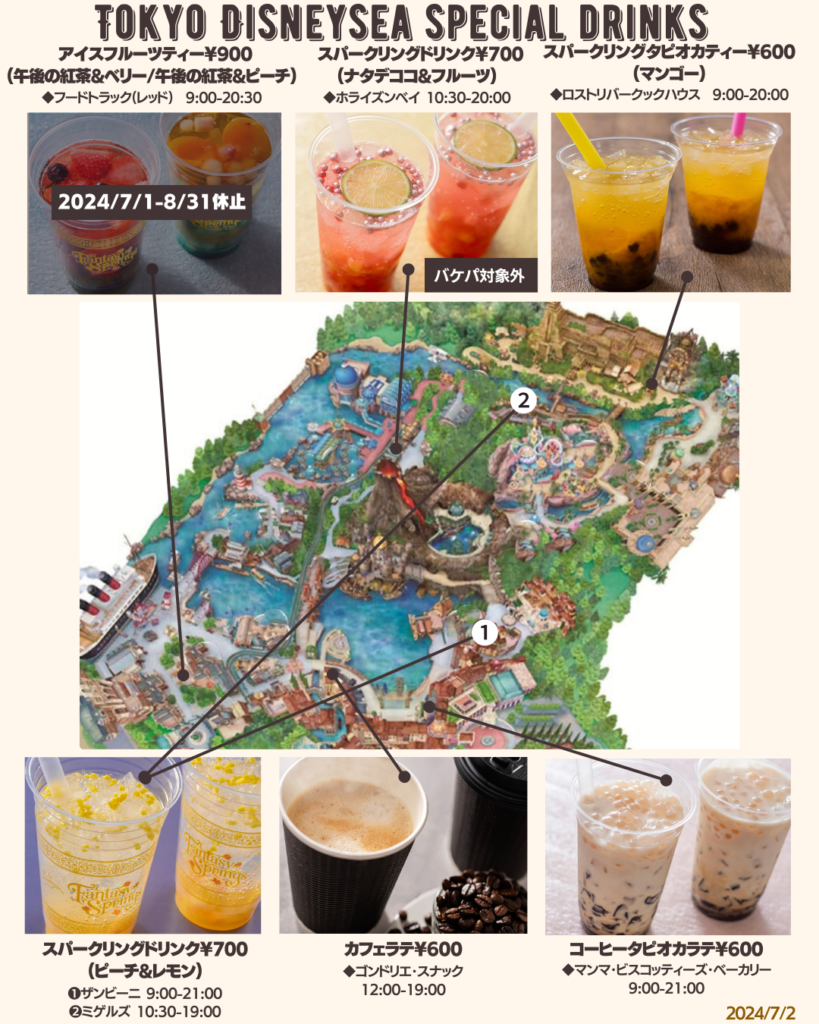 ディズニー フリードリンク券 バケーションパッケージ 9/13.14 手厚い 